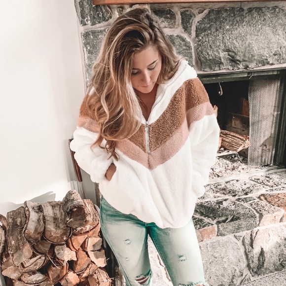 Annie Fuzzy Zip Up - Picture 2 of 3